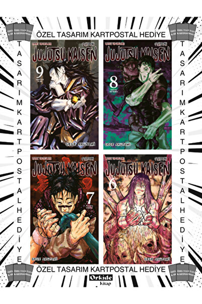 Gerekli Şeyler Yayıncılık Jujutsu Kaisen 9-8-7-6 Ciltler