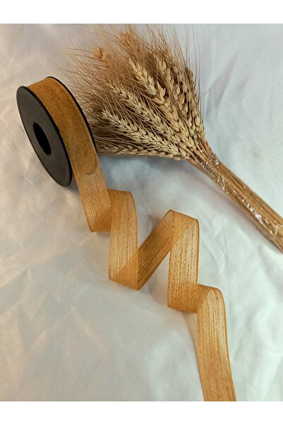 yörük tuhafiye Panglică de in galben muștar NOPELİ KETEN KURDELE 20 mt 2.5cm