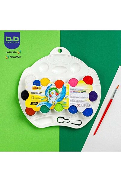 FLEXOFFICE Watercolor Model Set Kit (WACO-C07) - Multicolour, 15ml