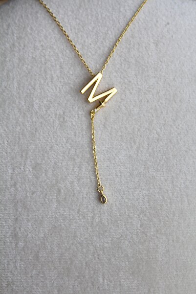 sahidesignatelier Alya Harf Uzak Şehir Kolye M Harfi