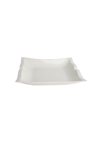 SQUALO white square porcelain serving dish