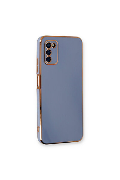 NewFace حافظة سامسونج جالاكسي A03S من السيليكون - أزرق