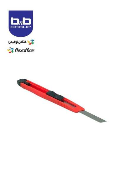 FLEXOFFICE سكين متعدد الاستخدامات قابل للسحب بشفرة من الفولاذ المقاوم للصدأ 9...