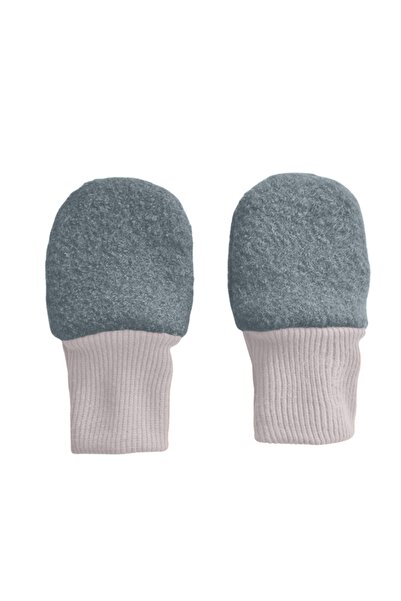 Kidizi Children's boiled wool gloves lined with cotton Old Mint 0-1 years