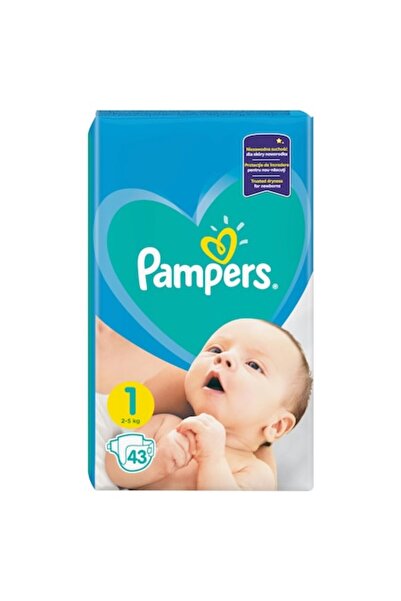 Pampers Scutece pentru nou-născuți, Nr. 1, 2-5 kg, 43 bucăți