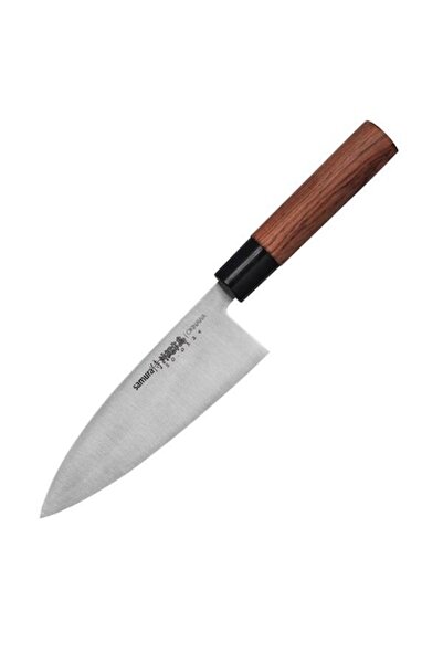 Samura Cuțit Okinawa Deba, Samura, Oțel/Lemn, 170 mm, Maro