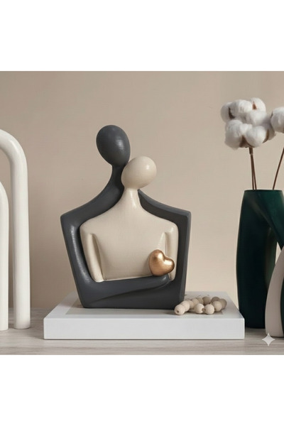 Luthien Sarılan Sevgili Soyut Biblo & Obje