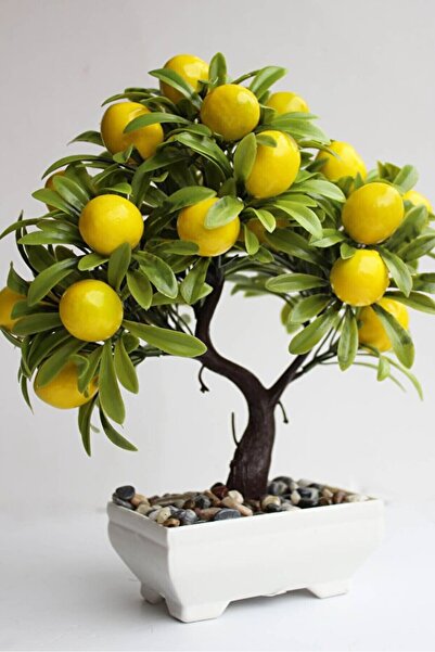 safestore Decorative Cobalt Ida Artificial Lemon Tree Flower