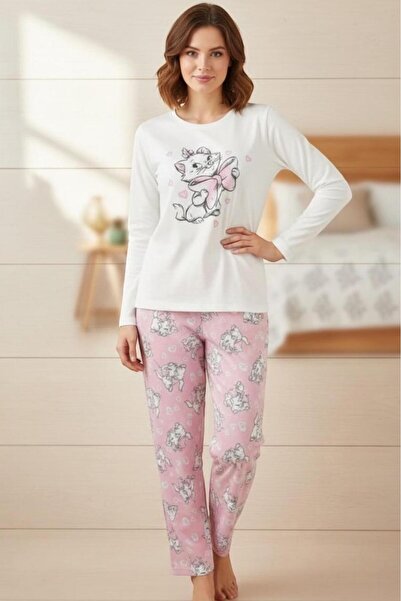 PEMBİŞ HOMEWEAR Set de pijamale pentru femei cu mâneci lungi-sezm-33