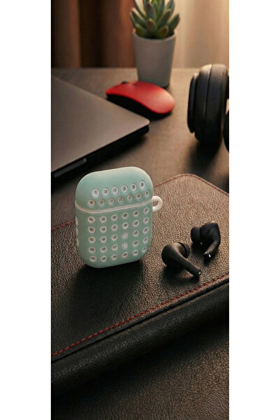 bbtech حافظة رياضية مثقبة متوافقة مع AirPods 1-2، حافظة AirPods 1. الجيل الثا...