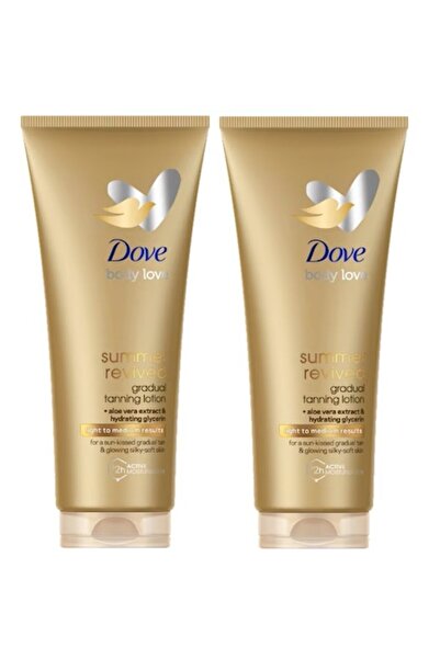 Dove Set 2 x DermaSpa Summer Revived Loțiune de corp autobronzantă (ușoară sp...