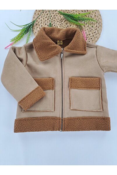 Butik Palton din piele intoarsa pentru baieti Palton de iarna Palton gros din...