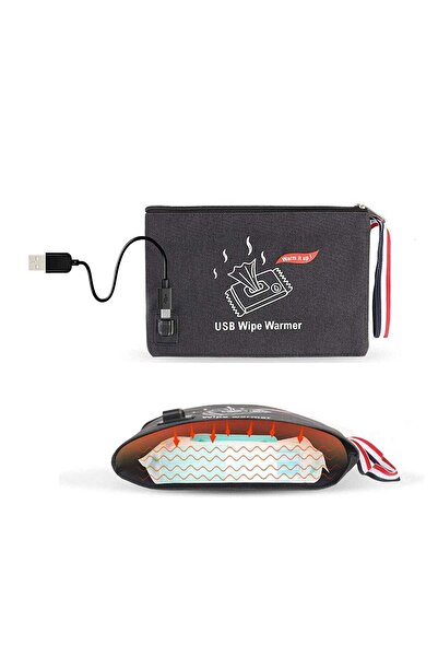 Generic USB Baby Wipe Warmer, 5V Portable Infant Wet Wipes Warmer Bag (1 Pack)