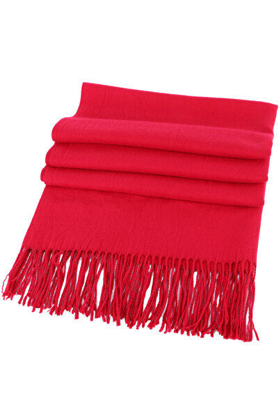 Alice Women's scarf, imitation cashmere, thin, cold season, with fringes,