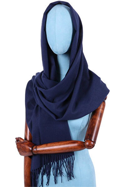 Alice Women's scarf, imitation cashmere, thin, cold season, with fringes,