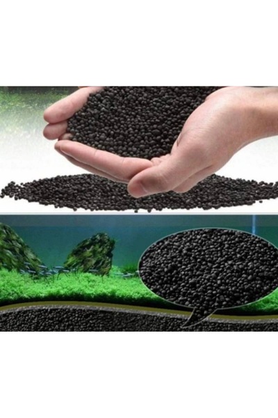 Lilac Home Siyah bazalt 10KG akvaryum süsleme dekor bitki kumu