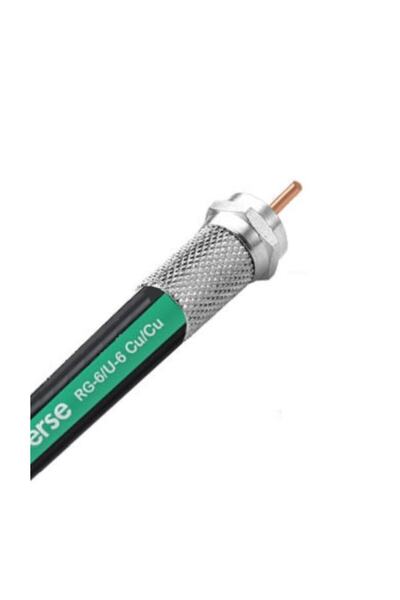 Erse Rg6/u6 Anten Kablosu %100 Bakır (f Konnektör Takılı) 5 Metre