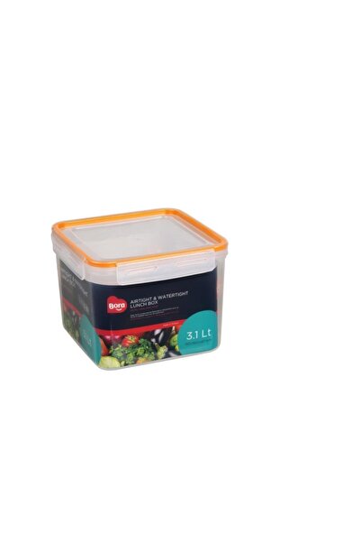 Bora Plastik Click Square 3.1 Lt 2 Pieces