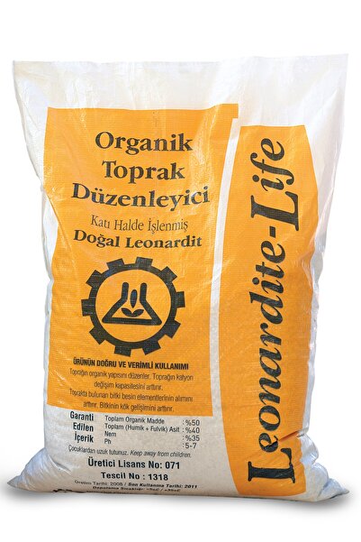 İZTAR ORGANİK GÜBRE Leonardit Organik Toprak Düzenleyici 25 Kg ( Toz)