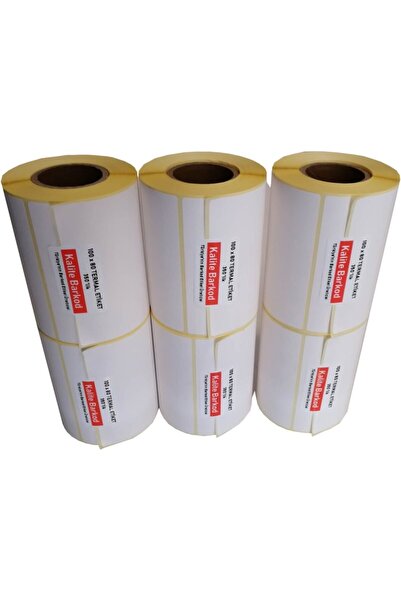 Kalite Barkod 100x80 Thermal Label| 30 Rolls|
