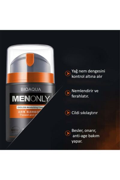 Bioaqua 50 grams Moisturizing Anti-age Face Cream - Men Only Lotion