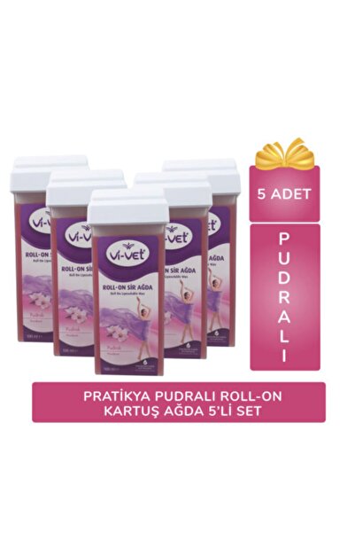 Pratikya Pudralı Roll-on / Kartuş Ağda 5’li Set