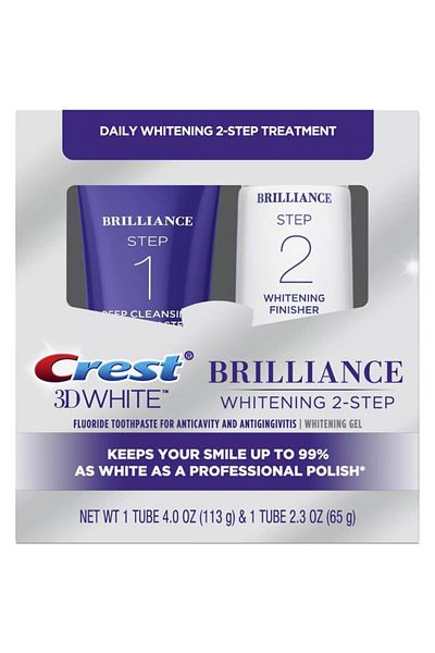 CREST 3D White Brilliance 2-Step Whitening Toothpaste