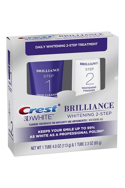 CREST 3D White Brilliance 2-Step Whitening Toothpaste