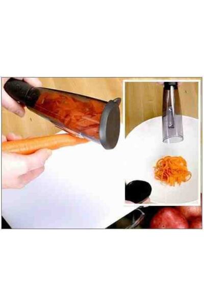 FırsatYeri Paslanmaz Çift Taraflı Hazneli Meyve Sebze Soyma Bıçağı Soyacak
