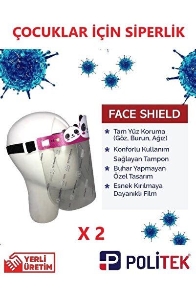 Politek Çocuk Siperlik - 2 Adet