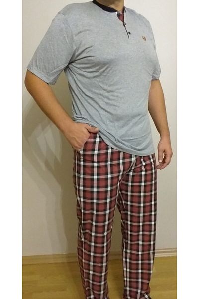 Marilyn Pijama Ανδρικό Σετ Πυτζάμες Claret Red