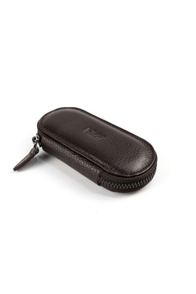 HKY Genuine Leather Keychain - Simple and Stylish Design