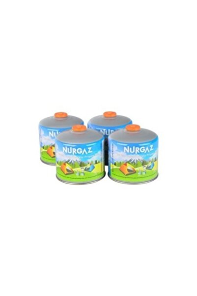 NURGAZ Tüp Kartuş Kamp Ocağı Kamp Ocak Portatif Ocak 450 gr 4 Adet