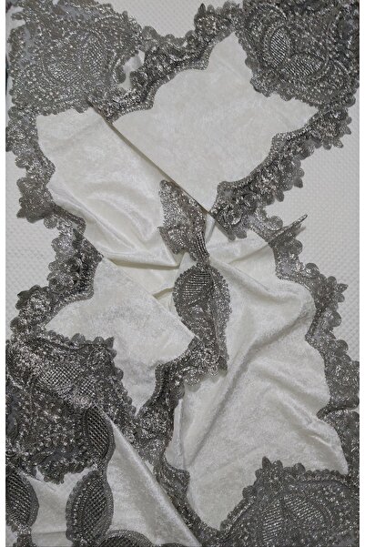 Kerem Çeyiz طقم غرفة معيشة من القماش المخملي مكون من 5 قطع