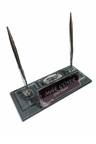 Güner Ofis Kristal Masa Üstü Isimliği