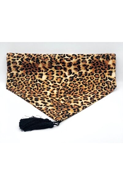 Çengelli İğne Leopar Desenli Runner