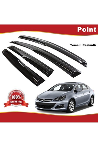 Point Opel Astra J Sedan Mügen Cam Rüzgarlığı 2012-2020 Arası 4 Lü Takım