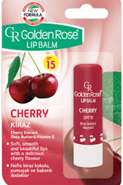 Golden Rose Cherry Lip Balm Spf 15