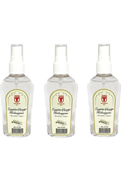 Tariş Tari?ş Sprey Zeytin Çiçeği Kolonyası 80 Ml - 3'lü