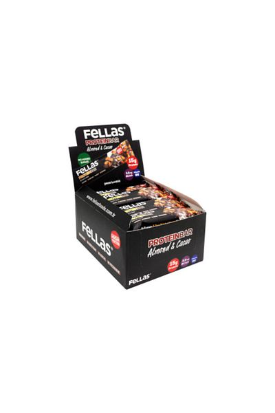 Fellas Almond and Cocoa High Protein Bar - 12x45 gr