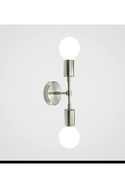 Dylight جدار ريفي مزخرف من معدن الكروم غير اللامع مكون من قطعتين