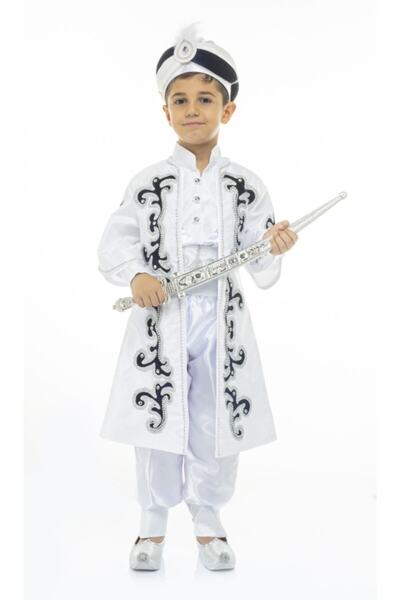 Emir Sünnet Kıyafetleri Orhan Şehzade Kaftan Padişah Sünnet Kostüm Kıyafeti