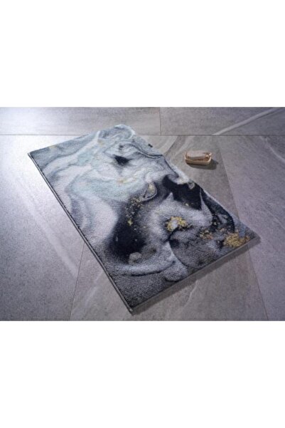 Confetti Lıquıd 50x57 Gri Banyo Halısı