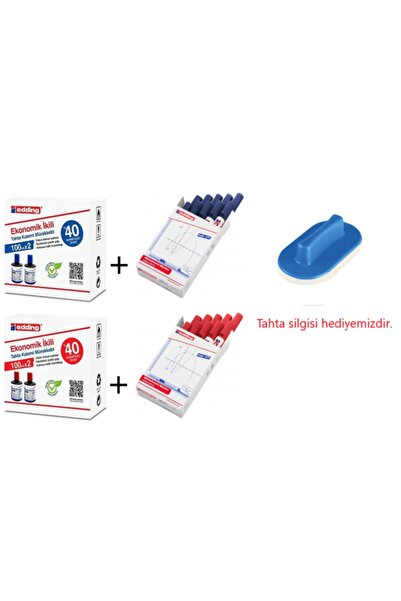 Edding Tahta Kalemi Ve Tahta Kalem Mürekkebi Seti ( Tahta Silgisi Hediyeli )
