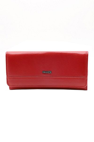 Grande Genuine Leather Women's Wallet Red 2615