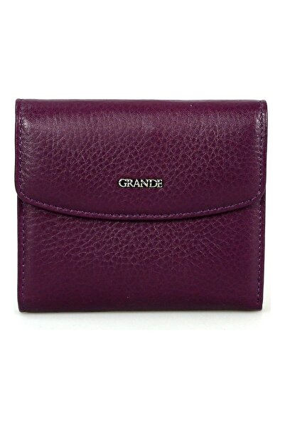 Grande Genuine Leather Women's Wallet Purple 2614