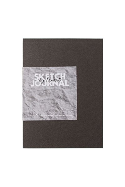 Fanart Sketch Journal (eskiz Defteri) A5 Dikişli 110 Gr Ivory Kağıt- Gri