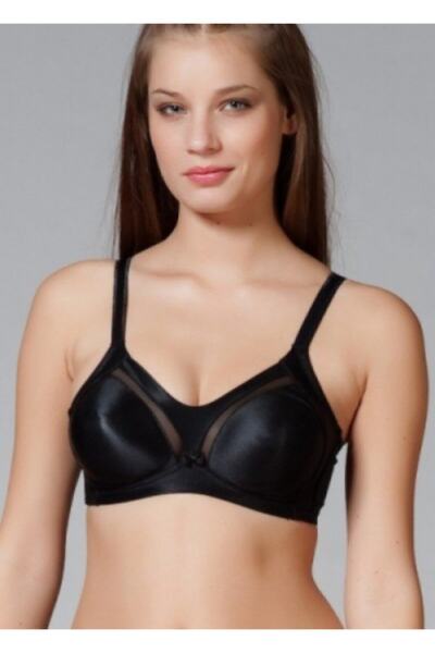 Yeni İnci Жіночий чорний бюстгальтер без кісточок 161