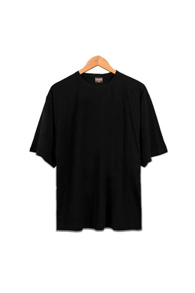 Venice Zokawear Unisex Black Basic Oversize T-shirt