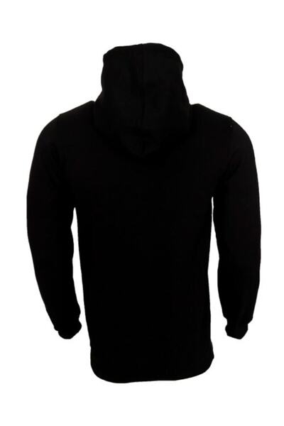 Raf Coll Ünisex Siyah K. Atatürk Imza Baskılı Kapşonlu Sweatshirt